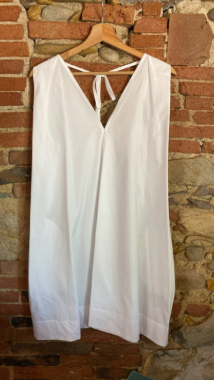 Abito trapezio bianco