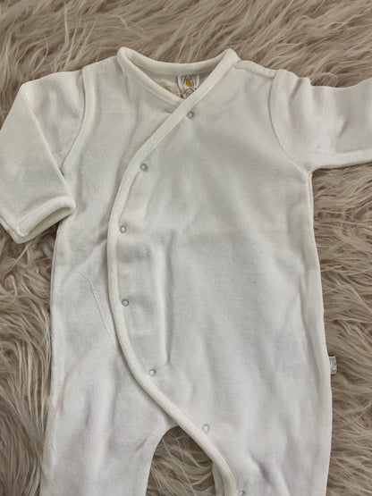 Tutina interna ciniglia bio colore latte