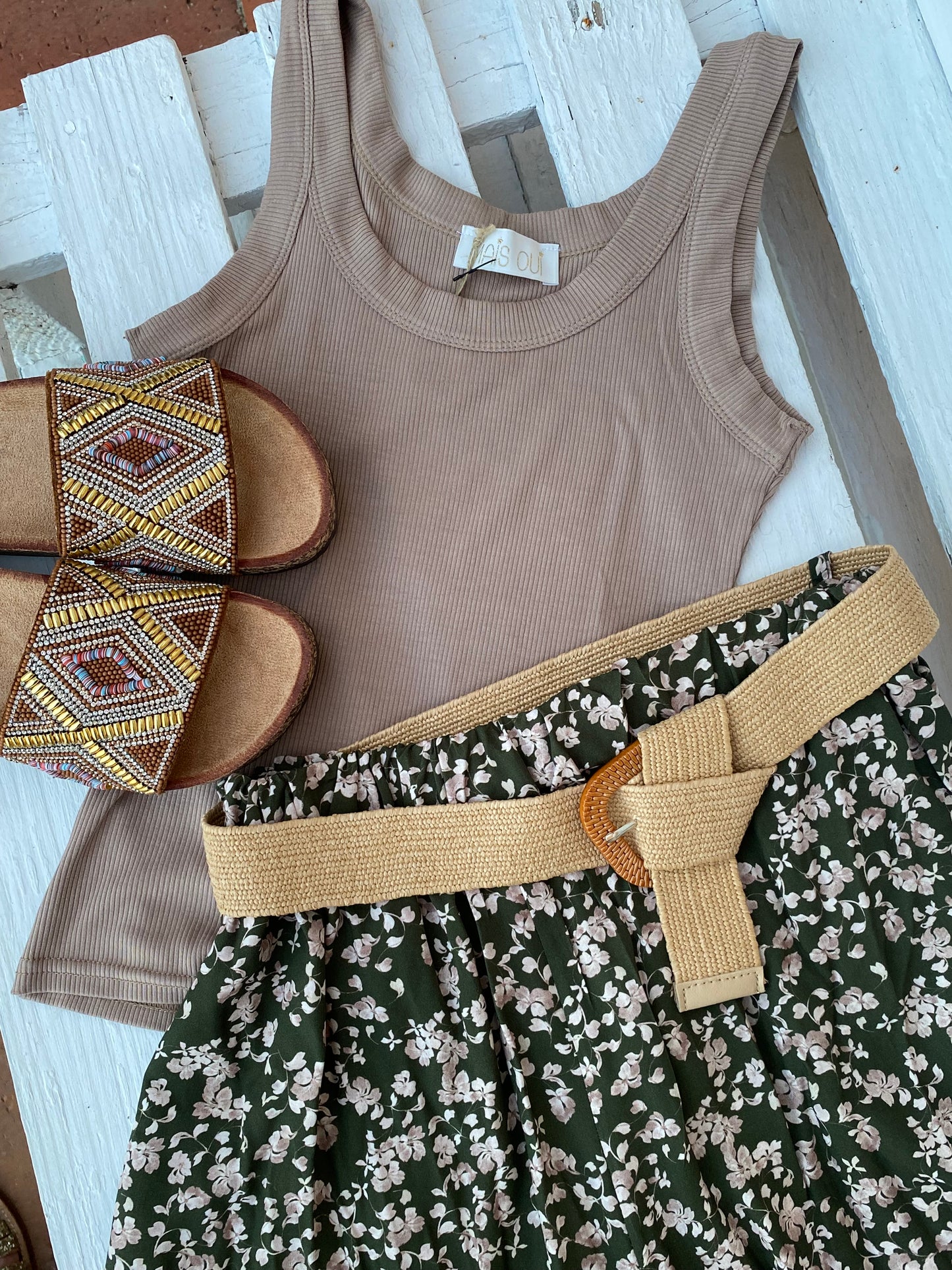 Ciabatta Clothè camel