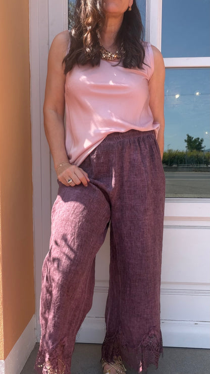 Pantalone Dustin prugna