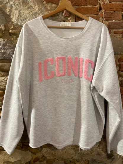 Felpa Iconic club grey
