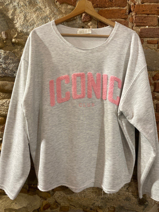 Felpa Iconic club grey