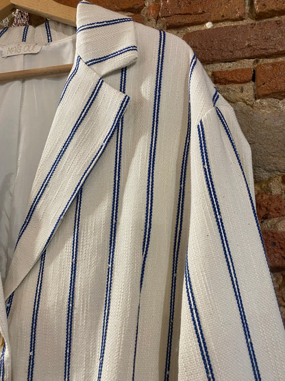 Giacca Nora white blu