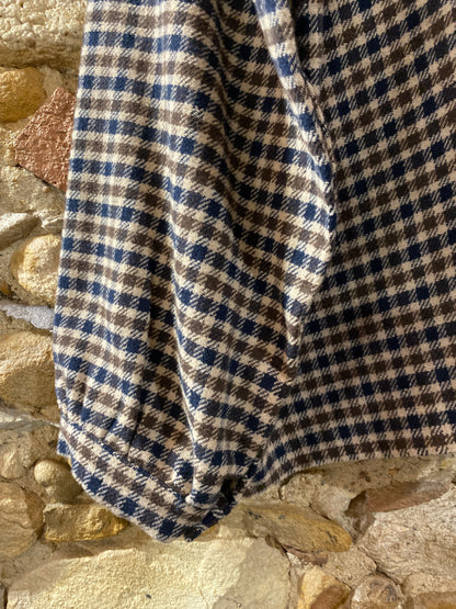 Camicia Roxy check navy choco