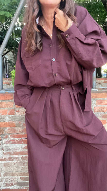 Camicia Aldo Burgundy