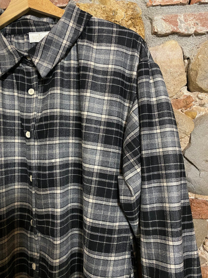 Abito Pauline check grey black