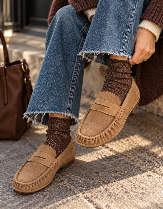 Mocassino Claude Camel