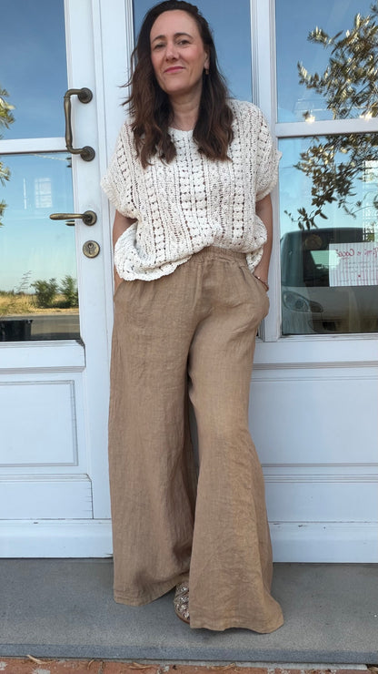Pantalone Paloma Camel