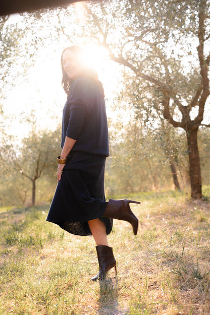 Felpa Pistillo blu navy