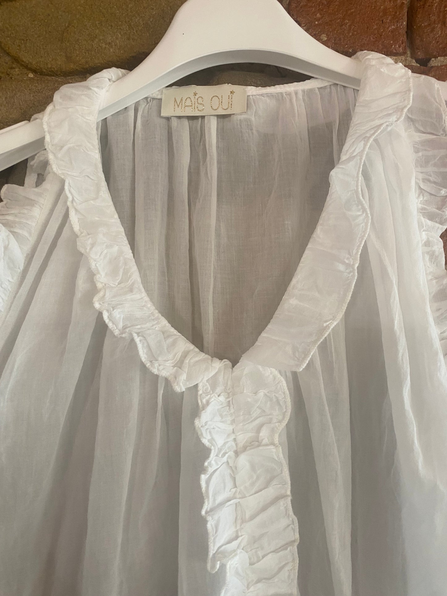 Top Enea cotone bianco