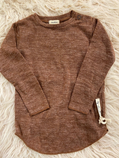 Maglia in viscosa colore ruggine