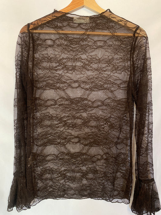 T-shirt Pamela dark choco