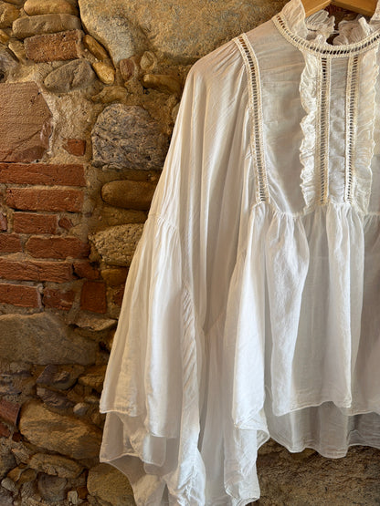 Blusa Butterfly white