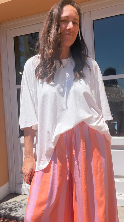 T-shirt Camille white