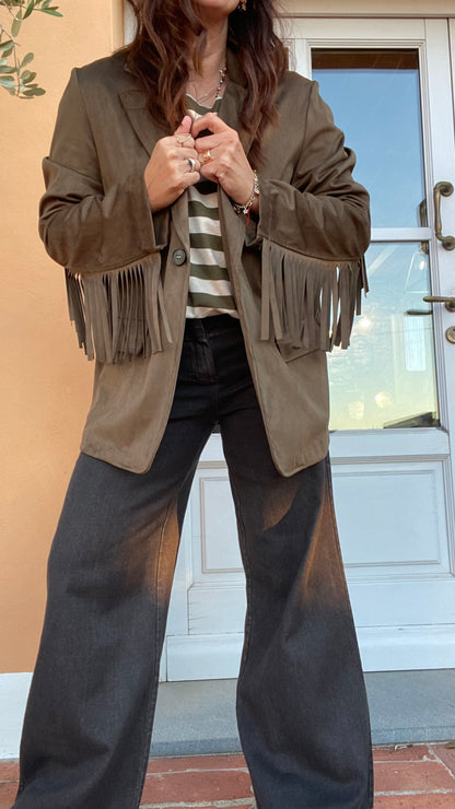 Giacca Shary verde oliva