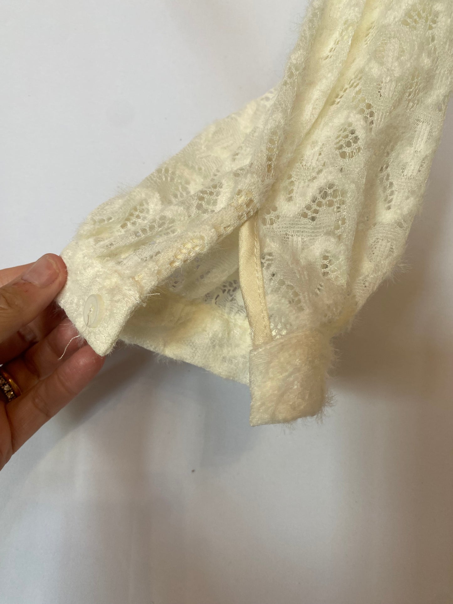 Maglia Dafne pizzo milk