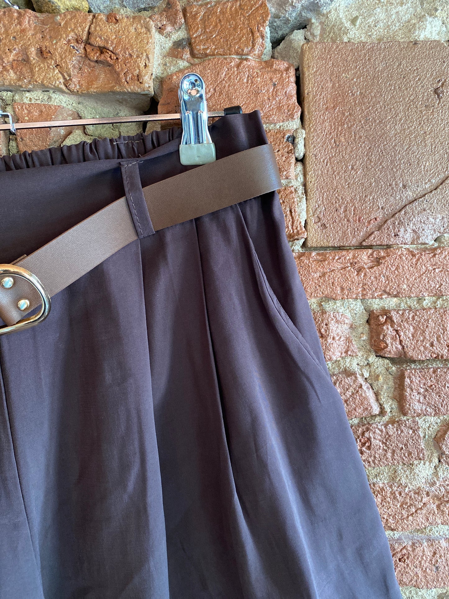 Pantaloncino Brigitte ciocco e panna