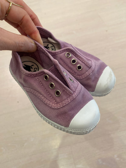Chipie scarpe in tela colore malva delave’
