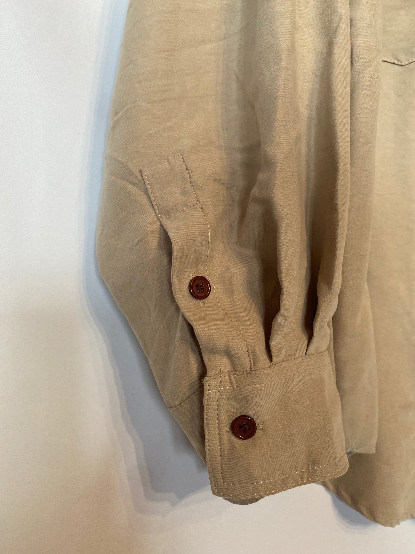 Camicia Cow sabbia