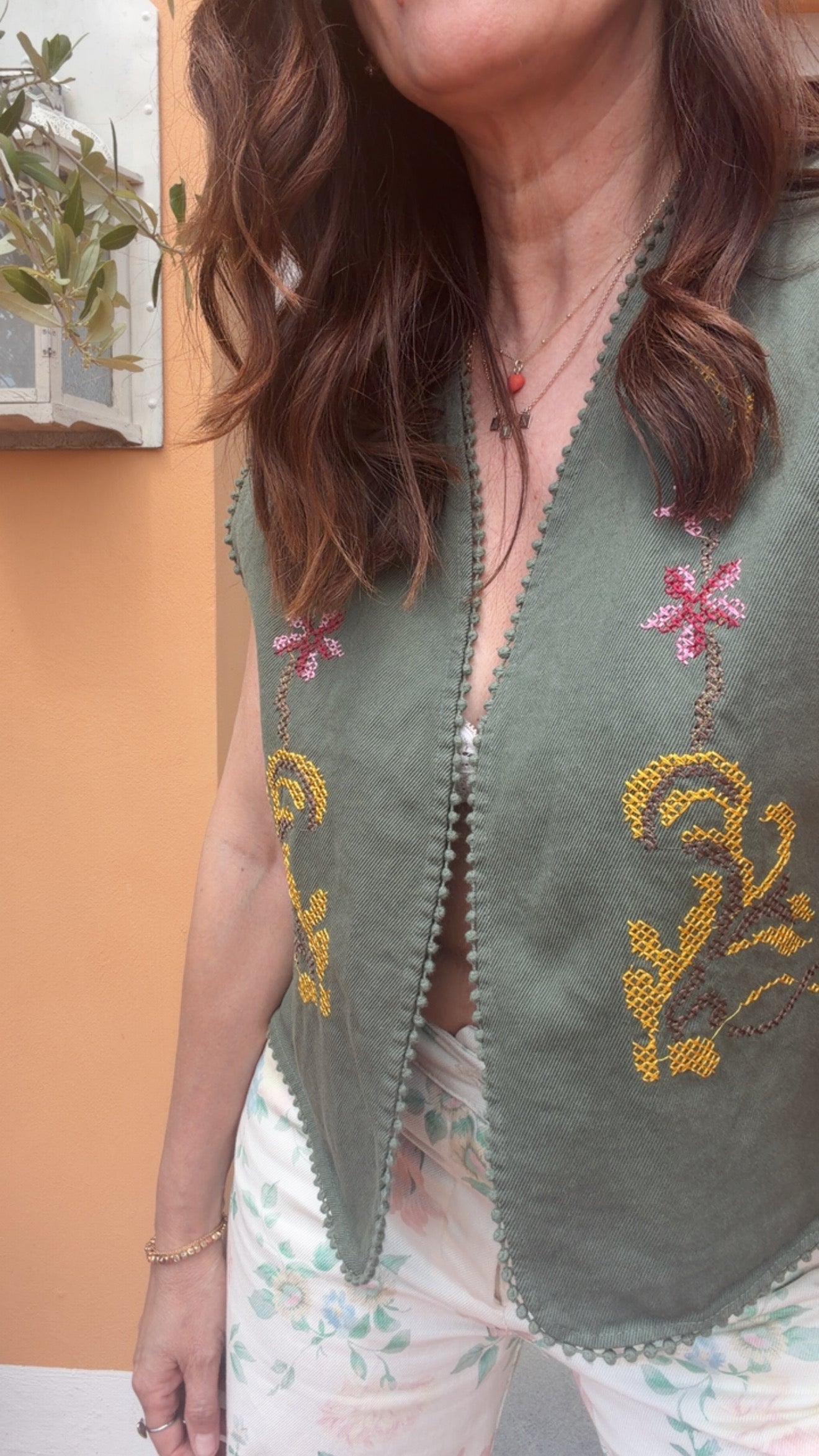 Gilet Luby green