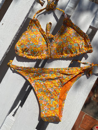 Bikini Saint-Tropez orange flowers
