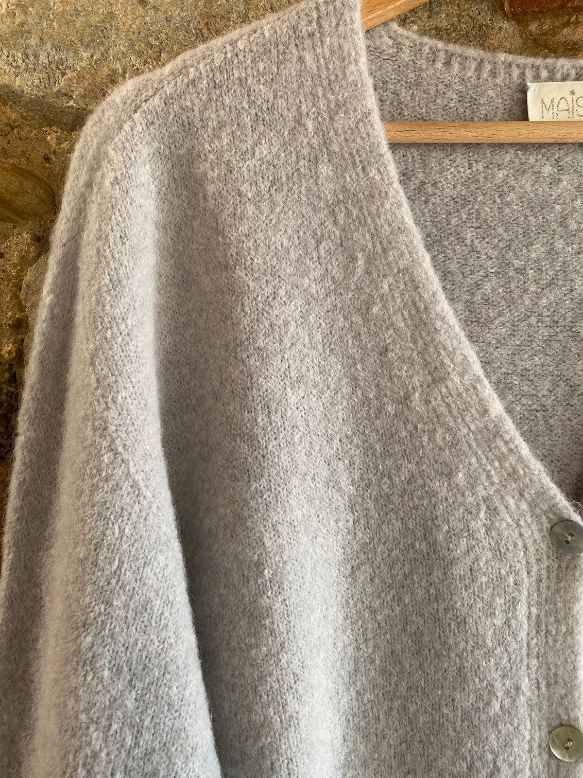 Cardigan Milly soft grey