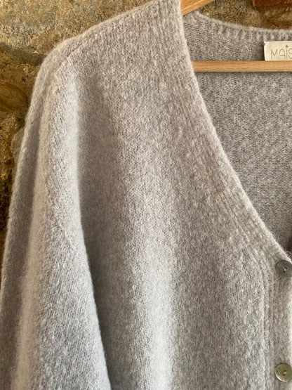 Cardigan Milly soft grey