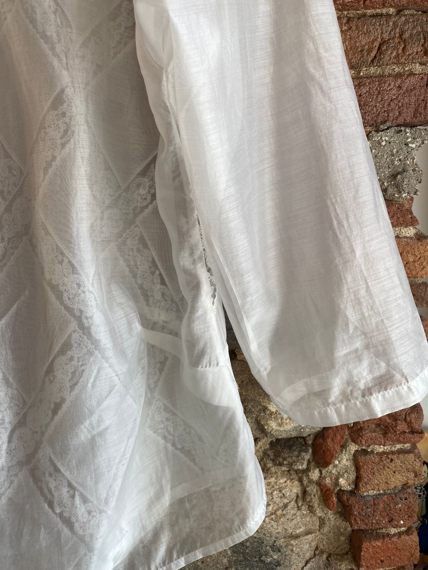Camicia Macramè white