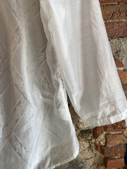 Camicia Macramè white