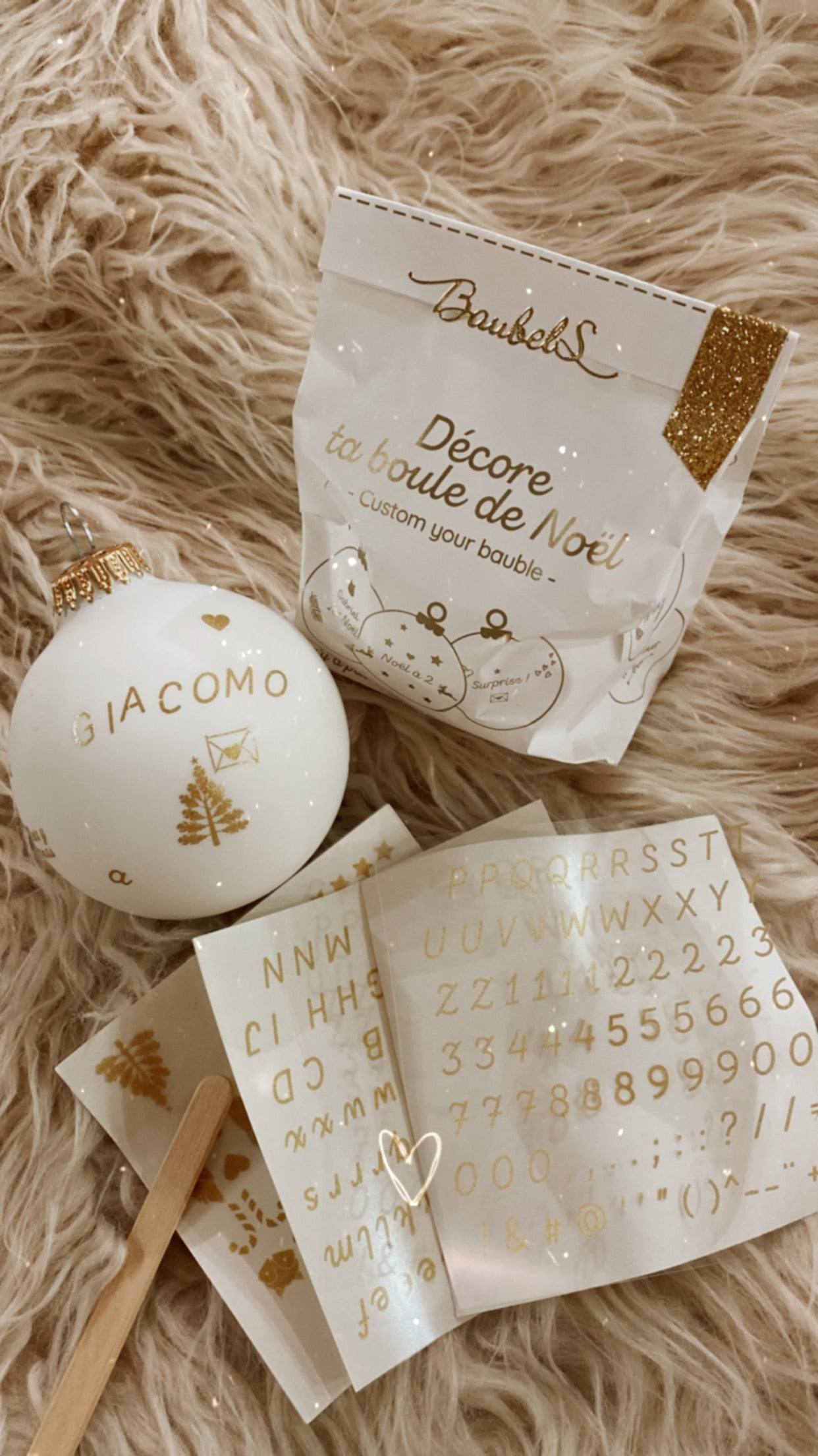 Pallina di Natale da decorare