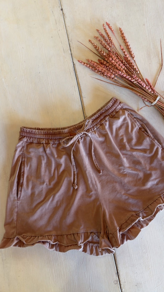 Pantaloncino Simon vintage rose delave