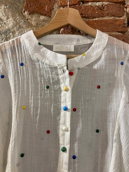 Camicia Pois multicolor