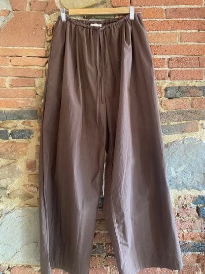 Pantalone Tessa cotone cioccolato
