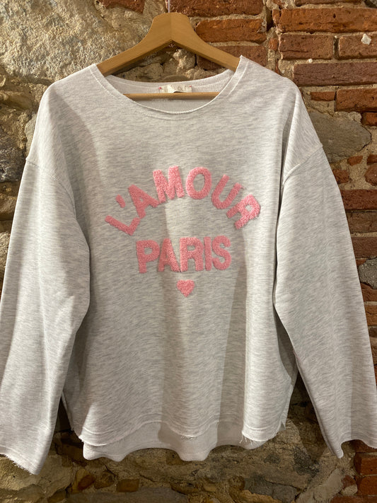 Felpa L’Amour Paris grey