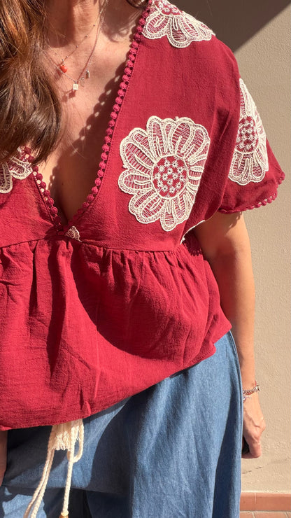 Blusa Cindy red
