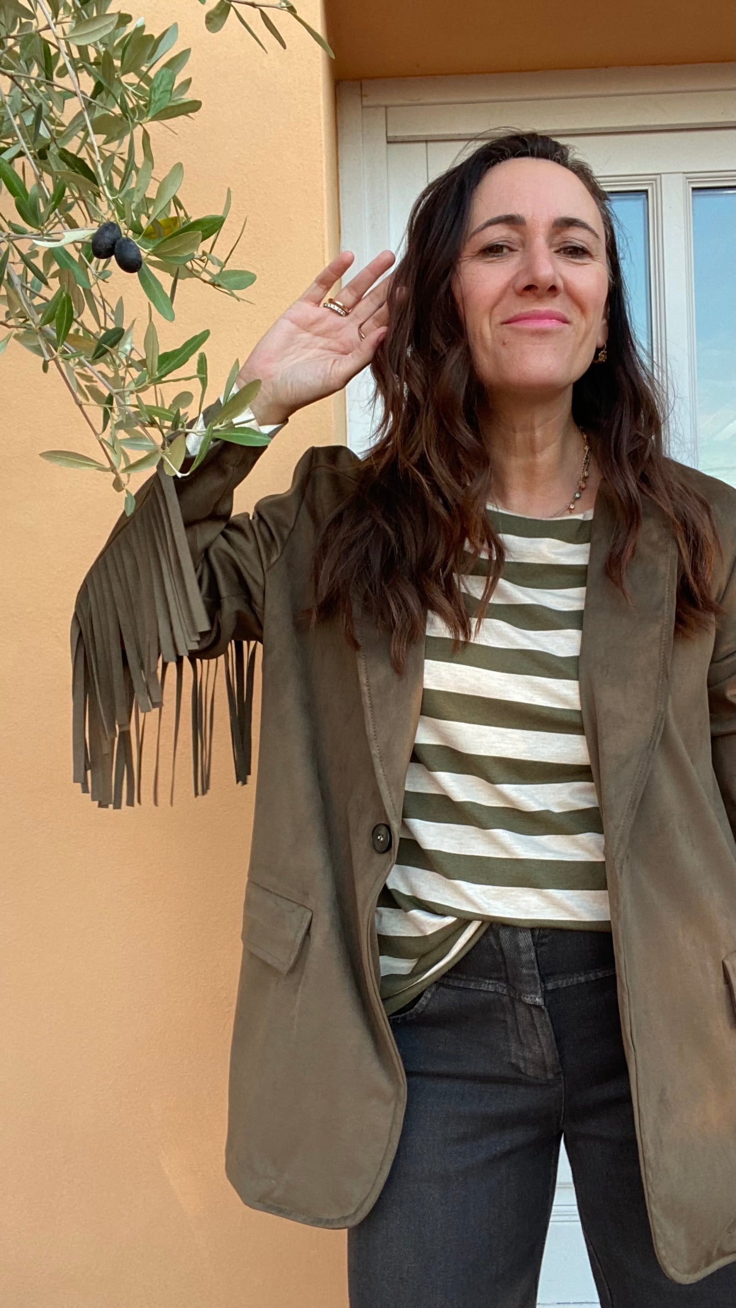 Giacca Shary verde oliva