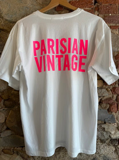 T-Shirt Parisian Vintage white