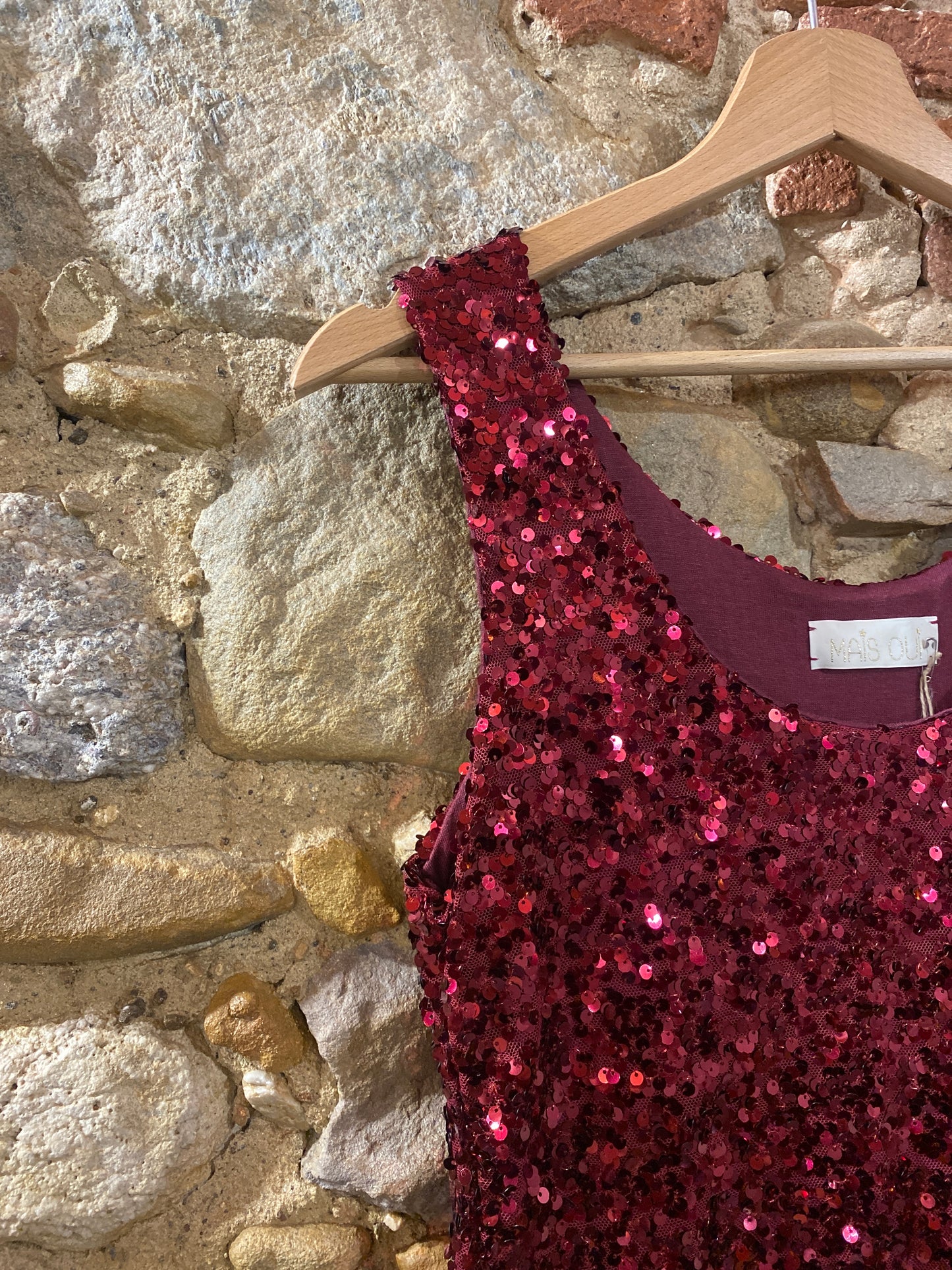 Top Samanta bordeaux