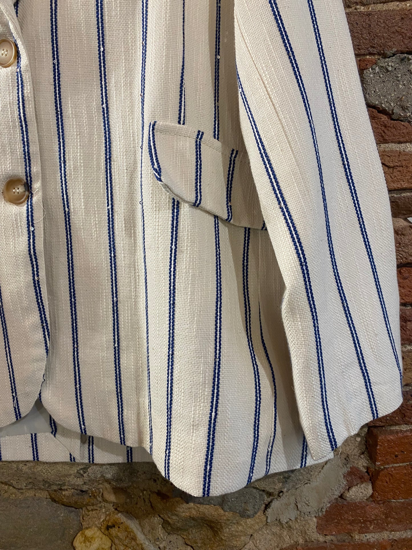 Giacca Nora white blu