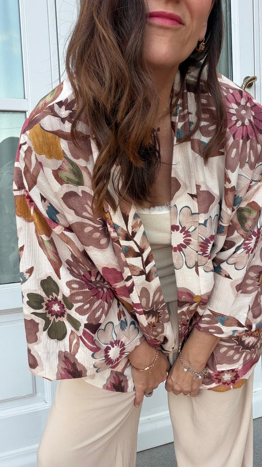Kimono Mali Écru