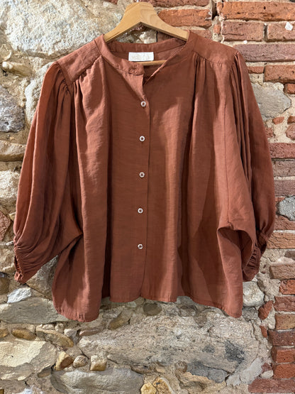 Camicia Delice terracotta