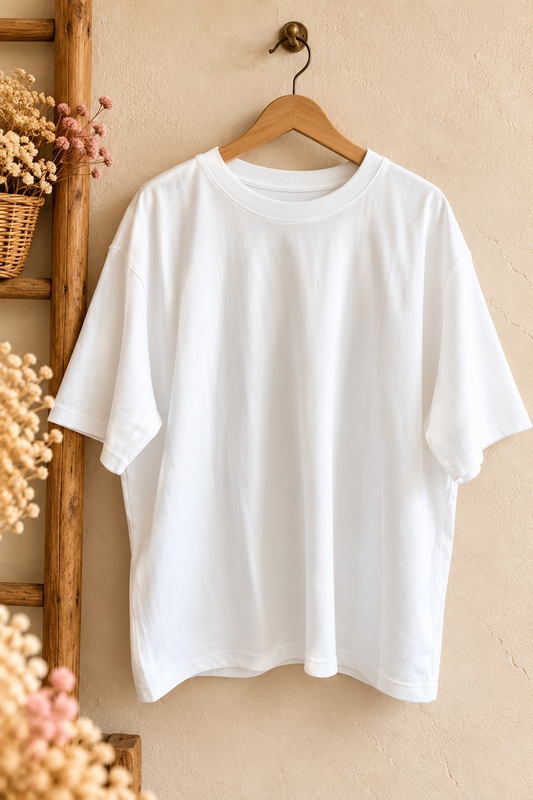 T-shirt Camelia white