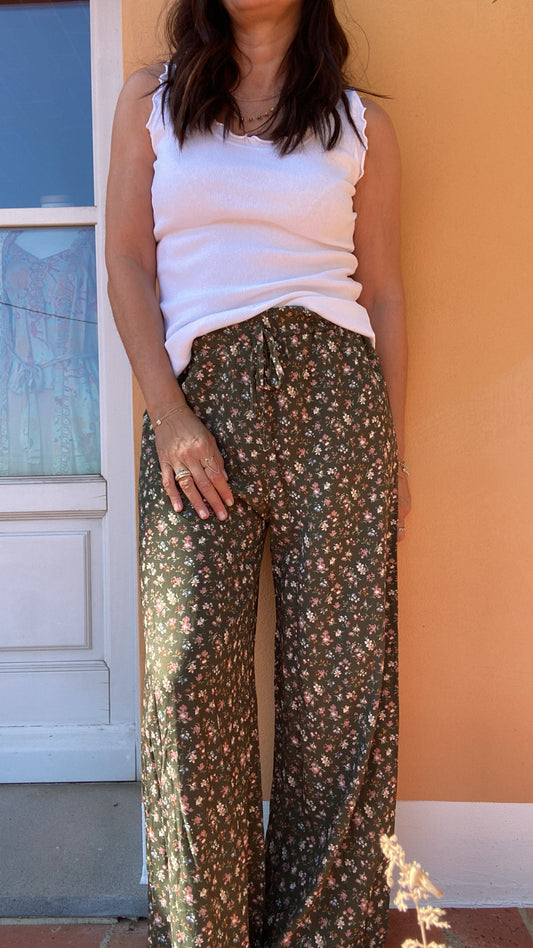 Pantalone Ninon verde