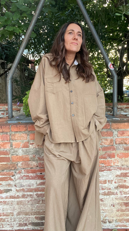 Camicia Aldo taupe