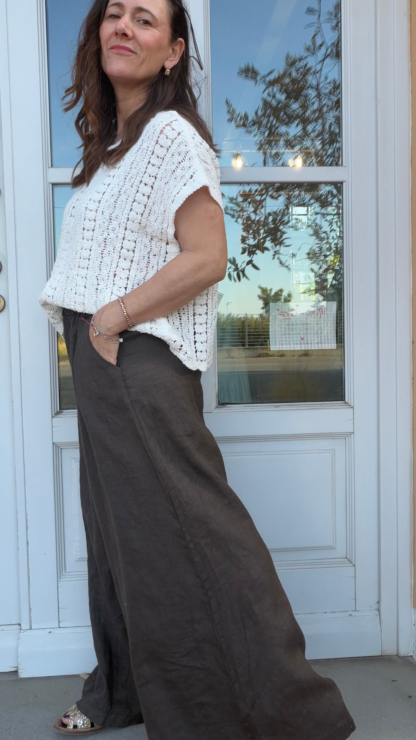Pantalone Paloma Choco