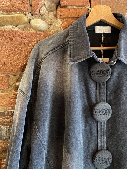 Giacca Camicia Cheyenne dark grey