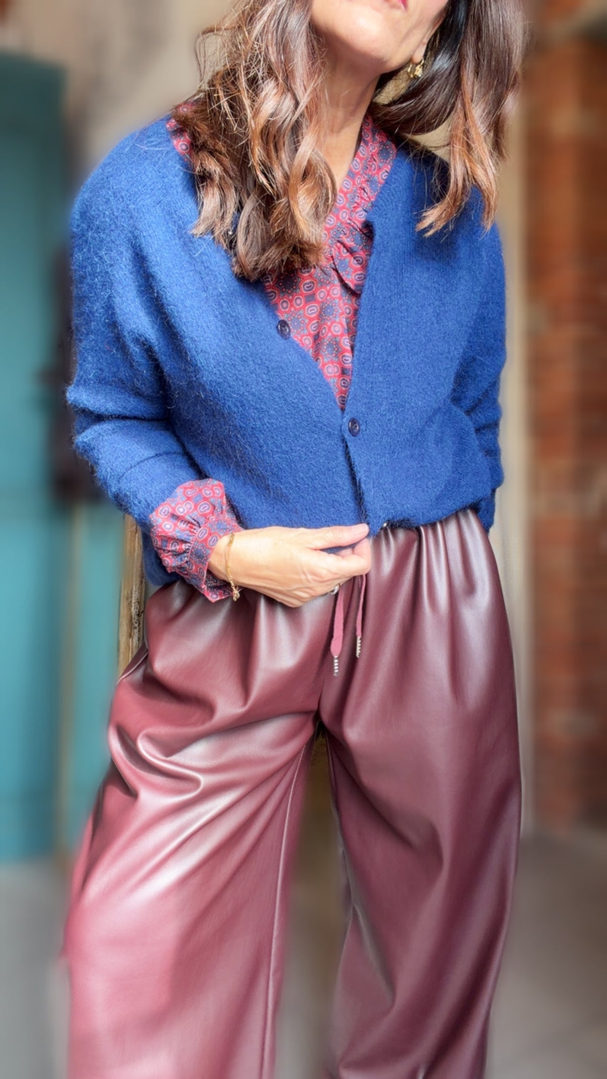 Cardigan Linette Blu Sky