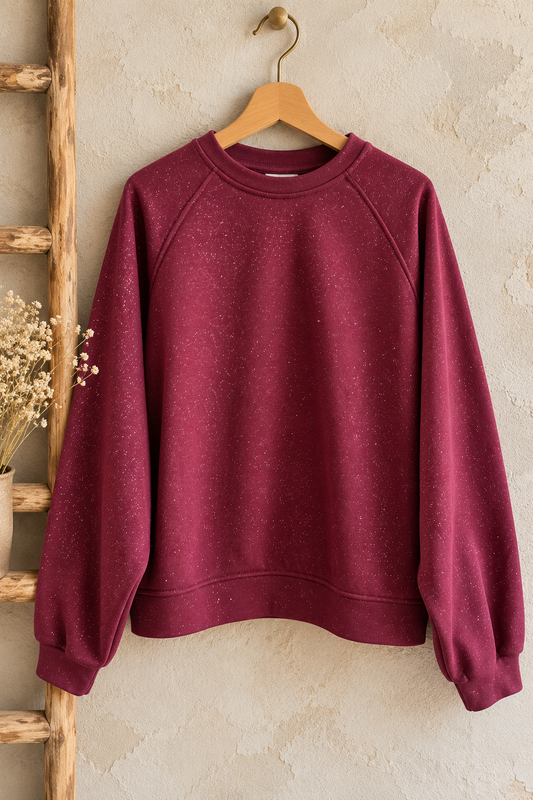 Felpa Sparkle Burgundy