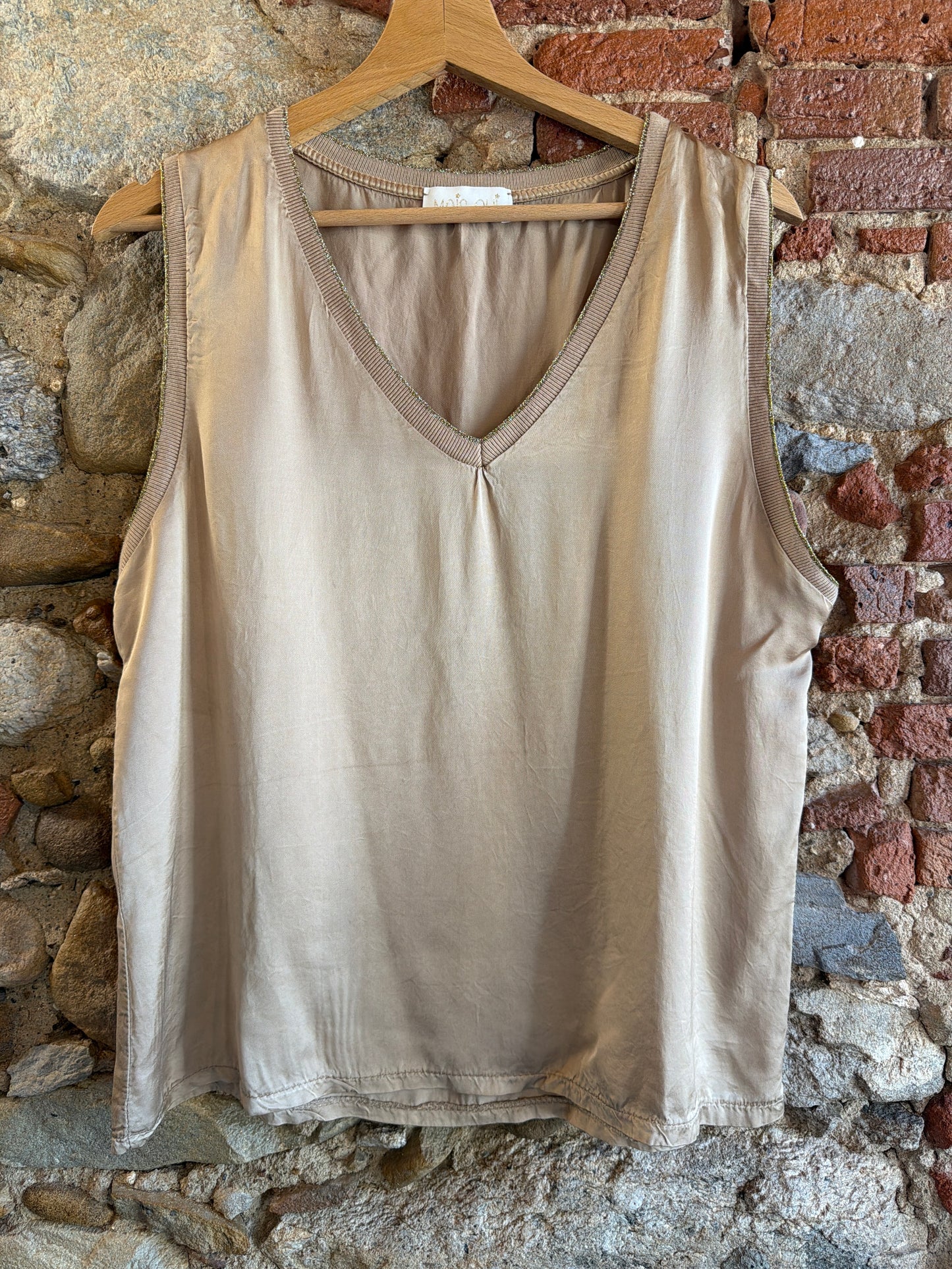 Blusa Day camel