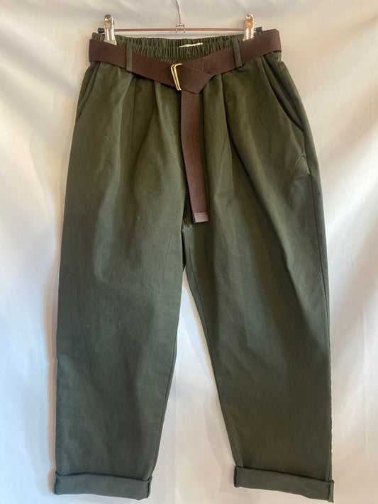 Pantalone Carlo verde bosco